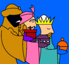 Dibujo Los Reyes Magos 3 pintado por fercharivera