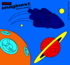 Dibujo Imaginext 7 pintado por federico