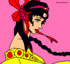 Dibujo Princesa china pintado por 0005