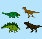 Dibujo Dinosaurios de tierra pintado por manucobi