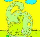 Dibujo Dinosaurios pintado por seyuoljethuj