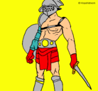 Dibujo Gladiador pintado por guardian   