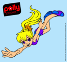 Dibujo Polly Pocket 5 pintado por escalona