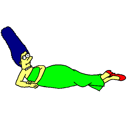 Dibujo Marge pintado por maiaparis