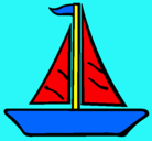 Dibujo Barco velero pintado por barcadi