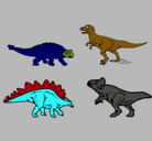 Dibujo Dinosaurios de tierra pintado por Daric