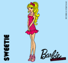 Dibujo Barbie Fashionista 6 pintado por JuaniKapo
