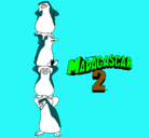 Dibujo Madagascar 2 Pingüinos pintado por pablinchus