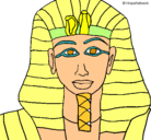 Dibujo Tutankamon pintado por xcccdfejr