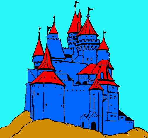 Dibujo Castillo medieval pintado por enzo21
