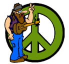 Dibujo Músico hippy pintado por wendy123456