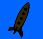 Dibujo Cohete II pintado por francieco 