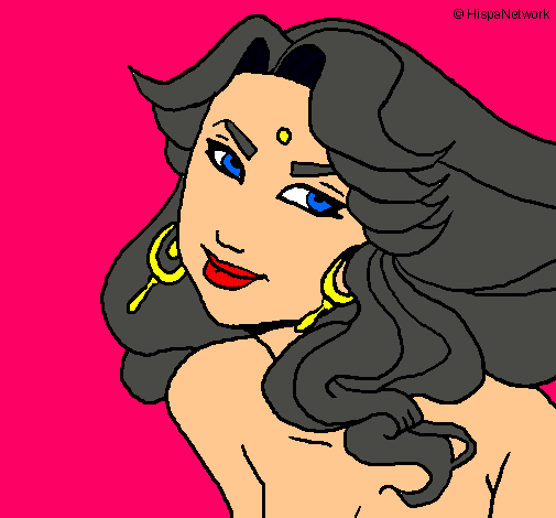 Dibujo Princesa amazónica pintado por danii_krys