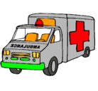 Dibujo Ambulancia pintado por ambulancia