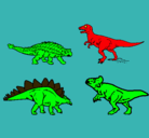 Dibujo Dinosaurios de tierra pintado por balches