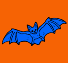 Dibujo Murciélago volando pintado por federico