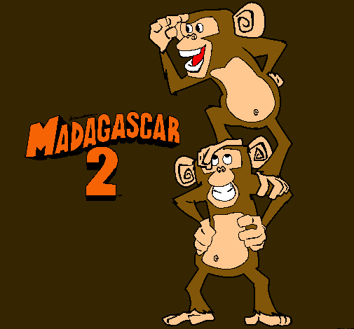 Madagascar 2 Manson y Phil