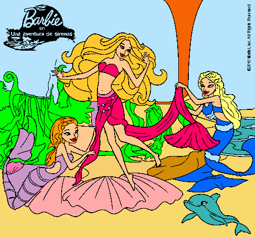 Barbie con sirenas