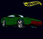 Dibujo Hot Wheels 1 pintado por anndres