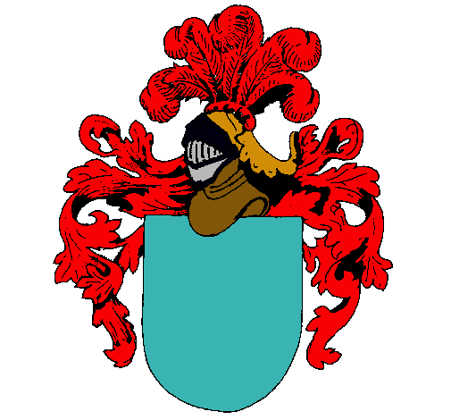 Escudo de armas y casco