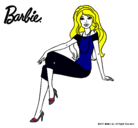 Dibujo Barbie moderna pintado por malai