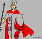 Dibujo Soldado romano II pintado por niam