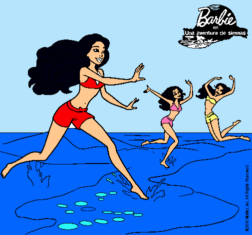 Barbie de regreso a la playa