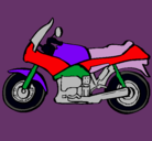 Dibujo Motocicleta pintado por adri007