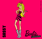 Dibujo Barbie Fashionista 2 pintado por emi123