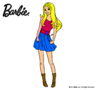 Dibujo Barbie veraniega pintado por carolayyy