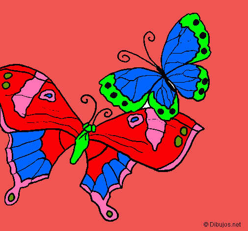 Dibujo Mariposas pintado por Luisareina