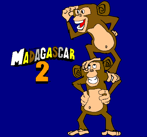 Madagascar 2 Manson y Phil