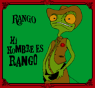 Dibujo Rango pintado por rango