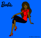 Dibujo Barbie moderna pintado por rakii