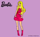 Dibujo Barbie veraniega pintado por lapicita