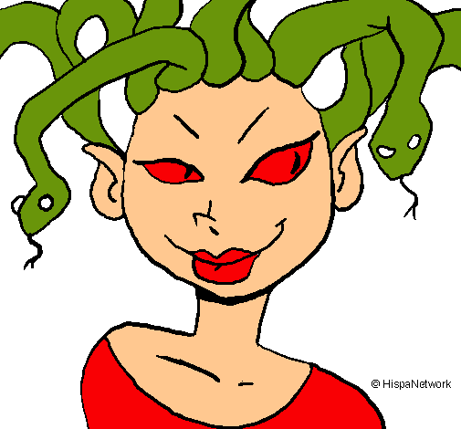 Mujer medusa