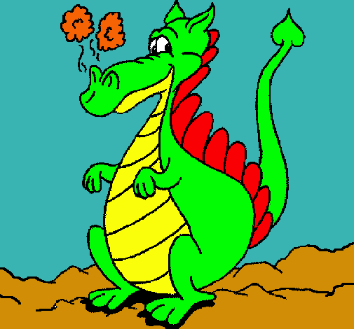 Dibujo Dragón pintado por Jairito