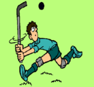 Dibujo Jugador de hockey sobre hierba pintado por 241199