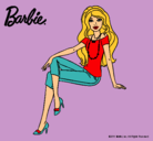 Dibujo Barbie moderna pintado por nirma23