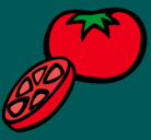 Dibujo Tomate pintado por alejaca