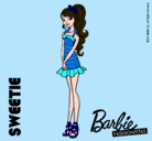 Dibujo Barbie Fashionista 6 pintado por marianita1