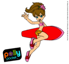 Dibujo Polly Pocket 3 pintado por NIEBLA