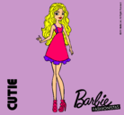 Dibujo Barbie Fashionista 3 pintado por antonela