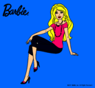 Dibujo Barbie moderna pintado por eveeeeeeee