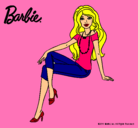 Dibujo Barbie moderna pintado por ailu23