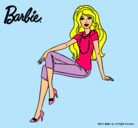 Dibujo Barbie moderna pintado por lula