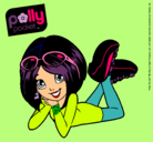 Dibujo Polly Pocket 13 pintado por mapa