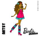 Dibujo Barbie Fashionista 1 pintado por samantha14