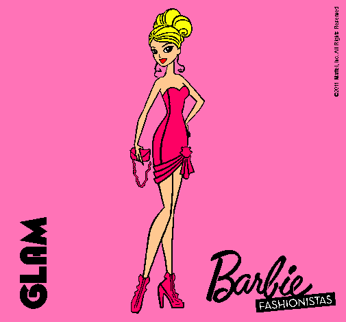 Dibujo Barbie Fashionista 5 pintado por anto12