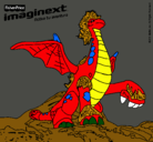 Dibujo Imaginext 9 pintado por macias